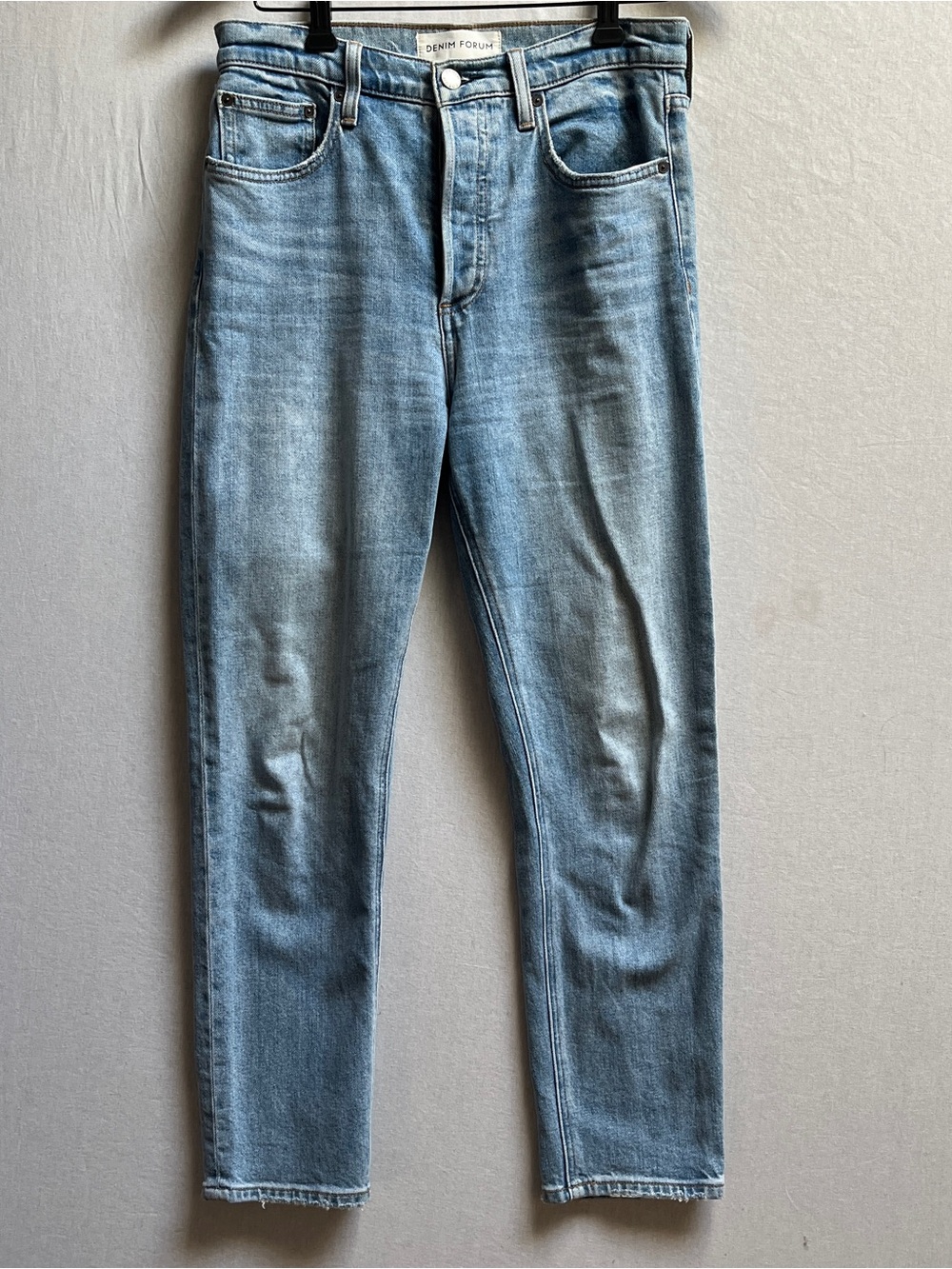 Denim Forum Yoko High Rise Slim Straight Jeans Size 28
